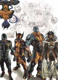 Astonishing X-Men Sketchbook cover