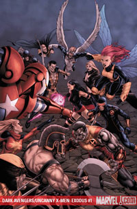 Dark Avengers/Uncanny X-Men: Utopia #1 cover