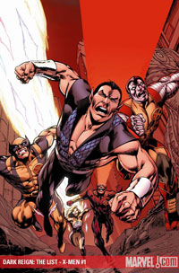 Dark Reign: The List - X-Men cover