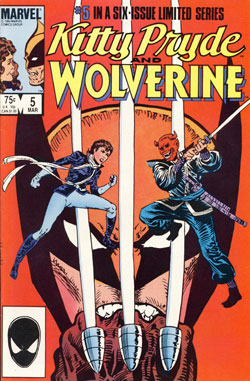 Kitty Pryde and Wolverine #5 cover