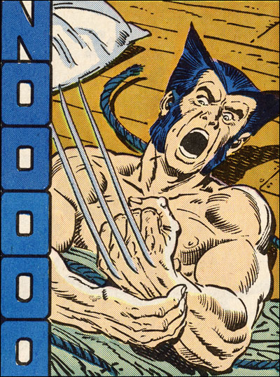 Logan first seeing his claws