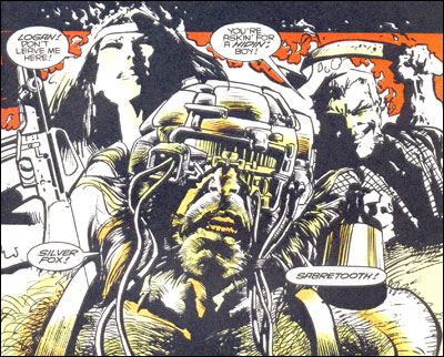 Logan brainwashed at Weapon X