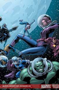 Marvel Adventures the Avengers #23 cover