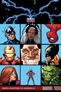 Marvel Adventures the Avengers #25 cover