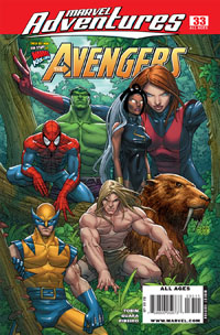Marvel Adventures the Avengers #33 cover