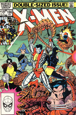 Uncanny X-Men #166 cover