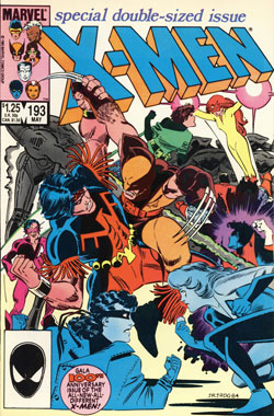 Uncanny X-Men #193 cover