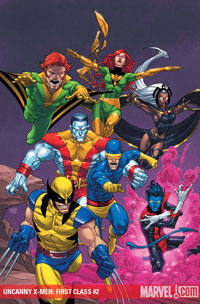 Uncanny X-Men: First Class #2 cover