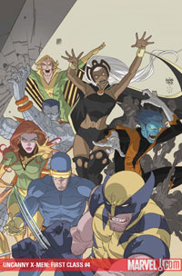 Uncanny X-Men: First Class #4 cover
