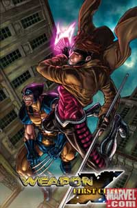 Weapon X: First Class #1 Gambit cover