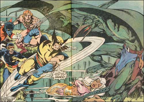 Wolverine fights Sauron