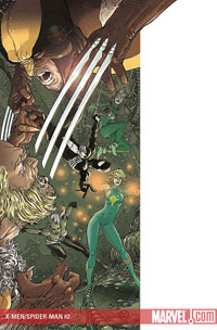 X-Men and Spider-Man #2 cover