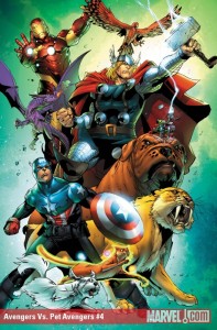 Avengers vs. Pet Avengers #4 cover