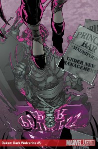Daken Dark Wolverine #5 cover