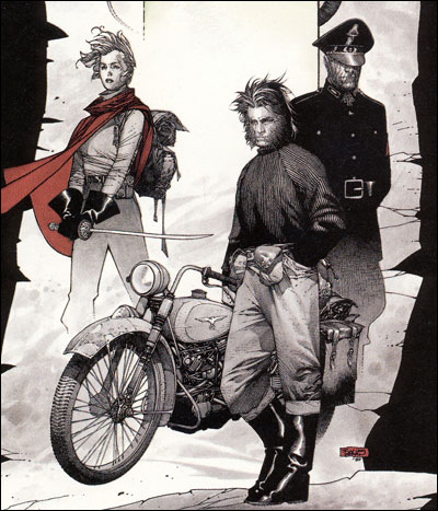 Logan as a spy during WWII