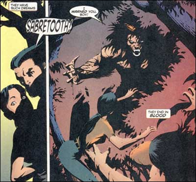 Silverfox, Logan and Sabretooth